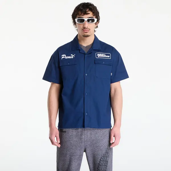 Puma Košulja Puma x Fast & Furious Mechanic Shirt Persian Blue L