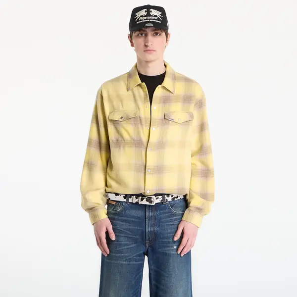 REPRESENT Košulja REPRESENT Vintage Flannel UNISEX Creamed Corn L