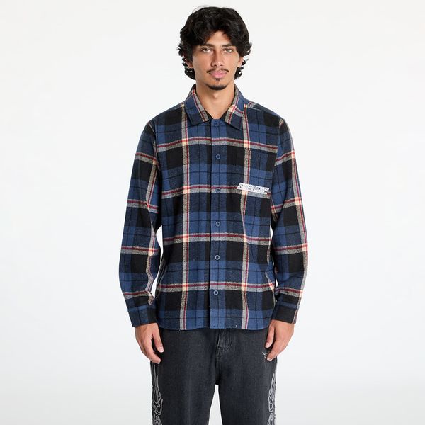 RIPNDIP Košulja RIPNDIP Robo Button Up Flannel Shirt Navy M