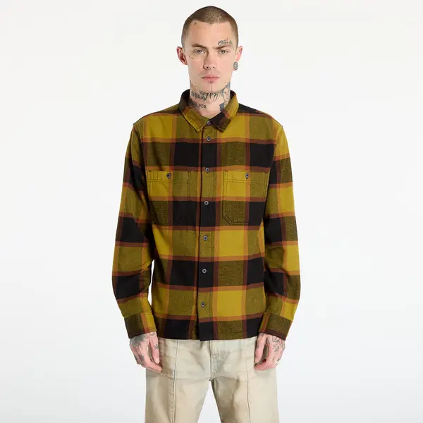 Vans Košulja Vans Larkspur Plaid Flannel Burnt Gold/ Black XL