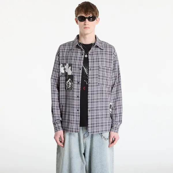 Wasted Paris Košulja Wasted Paris M Taunt Shirt Black Tartan XL
