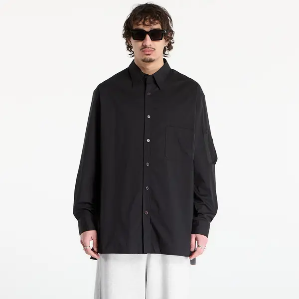 Y-3 Košulja Y-3 Cotton Long Sleeve Shirt Black L