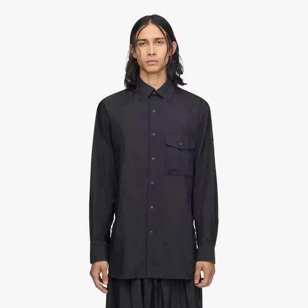 Y-3 Košulja Y-3 Gradient 3 Stripes Nylon Overshirt UNISEX Black L