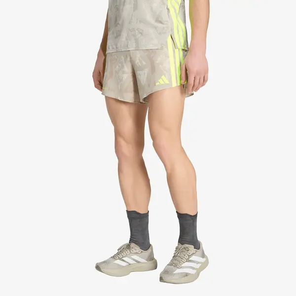 adidas Performance Kratke hlače adidas Adizero Labrum Gel Pocket Shorts Sesame/ Solar Yellow XL