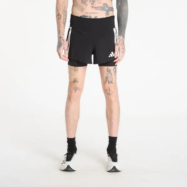 adidas Performance Kratke hlače adidas Adizero Running 2-In-1 Gel Pocket Shorts Black S