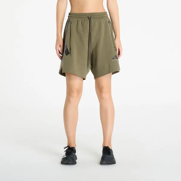 adidas Performance Kratke hlače adidas Basketball Spacer Shorts UNISEX Olive Strata XL