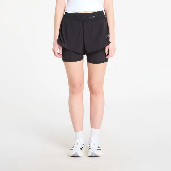 adidas Performance Kratke hlače adidas By Stella McCartney Training 2-In-1 Short Black M