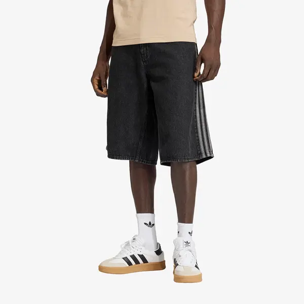adidas Originals Kratke hlače adidas Firebird Adicolor Denim Shorts True Black Denim 30