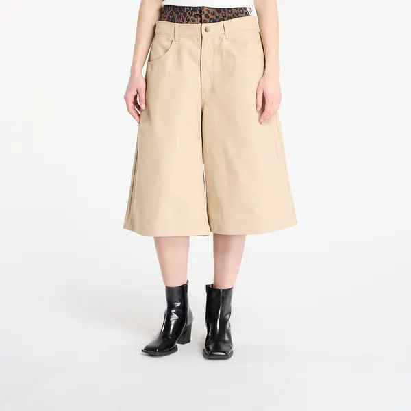 adidas Originals Kratke hlače adidas Firebird Utility Jorts Stone Khaki/ Signal Green S/34