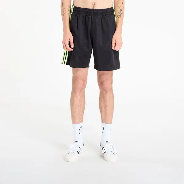 adidas Originals Kratke hlače adidas Jacquard Shorts Black/ Signal Green XL