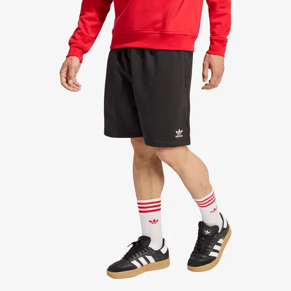 adidas Originals Kratke hlače adidas Trefoil Essentials 7 Inch Fleece Shorts Black M