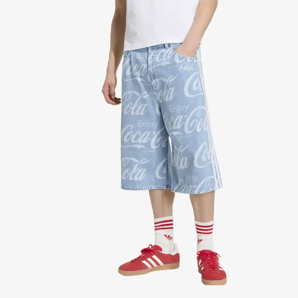 adidas Originals Kratke hlače adidas x Coca Cola Classic Sport Denim Short Indigo Denim 32