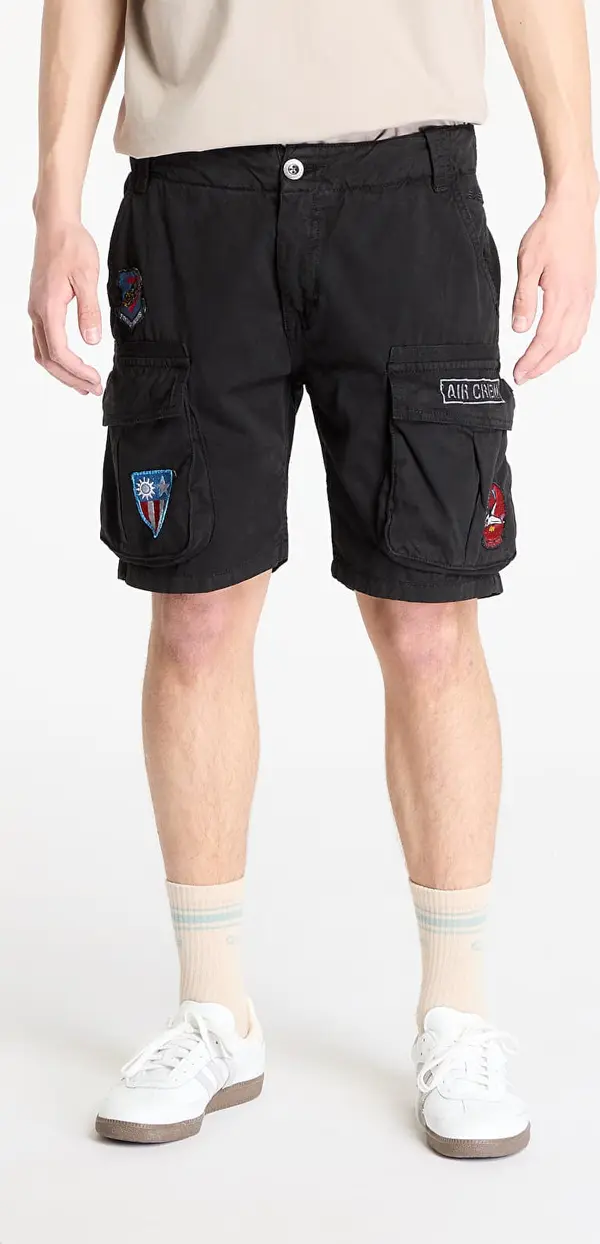 Alpha Industries Kratke hlače Alpha Industries Flying Tigers Shorts Black L/XL