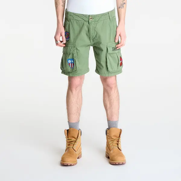 Alpha Industries Kratke hlače Alpha Industries Flying Tigers Shorts Vintage Green L