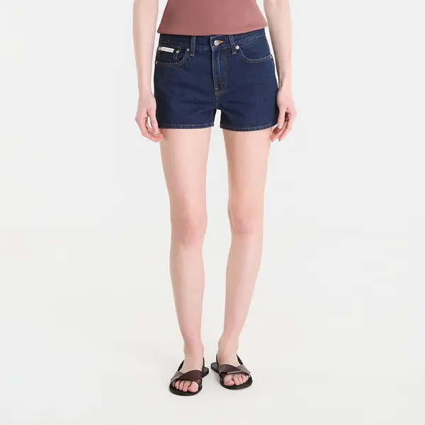 Calvin Klein Kratke hlače Calvin Klein Jeans Archive Mini Short True Indigo 27