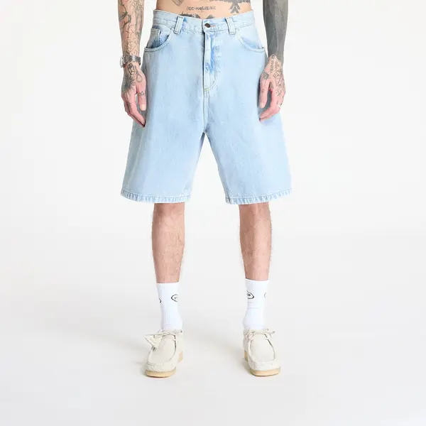 Carhartt WIP Kratke hlače Carhartt WIP Brandon Short Blue Heavy Stone Bleached L