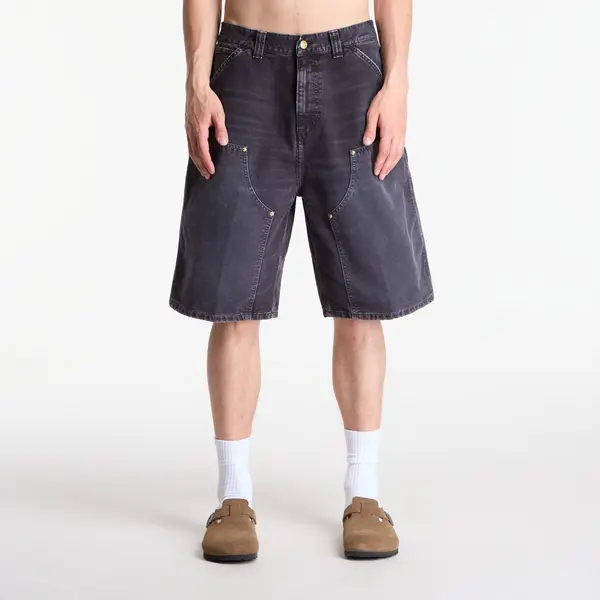 Carhartt WIP Kratke hlače Carhartt WIP OG Double Knee Short Black Destroy Wash S