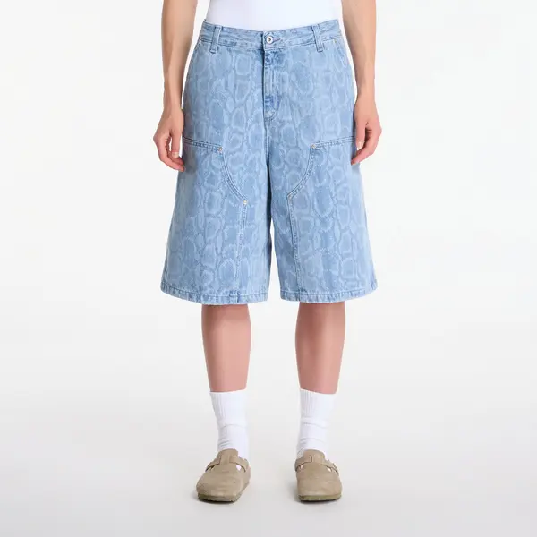 Carhartt WIP Kratke hlače Carhartt WIP W' Snake Nixon Double Knee Short Snake Camo, Blue Bleached M