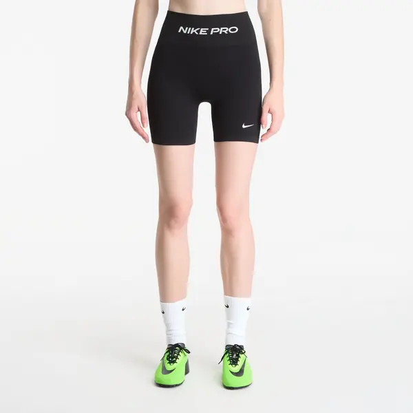 Nike Kratke hlače Nike Pro Seamless Women's High-Waisted 5" Biker Shorts Black/ White S