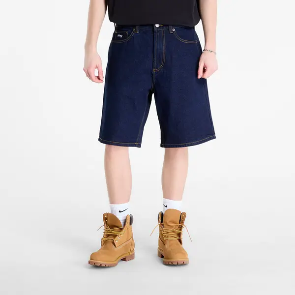 OBEY Clothing Kratke hlače OBEY Bigwig Baggy Denim Short Rinse Indigo W30