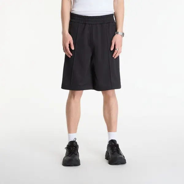 Palm Angels Kratke hlače Palm Angels Back Curved Logo Track Shorts Black/ Off White XL