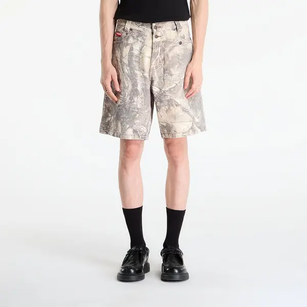 PLEASURES Kratke hlače PLEASURES Hunt Canvas Jorts Sand Camo L