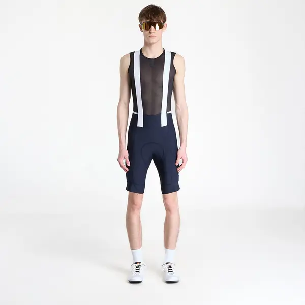 Rapha Kratke hlače Rapha Men's Brevet Element Cargo Bib Shorts Dark Navy/ White L