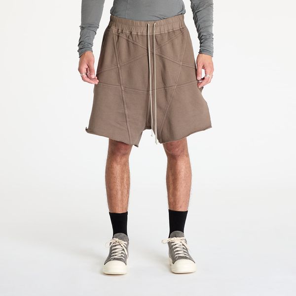 Rick Owens DRKSHDW Kratke hlače Rick Owens DRKSHDW Knit Sweat Jersey Trucker Cut Offs Shorts Dust M