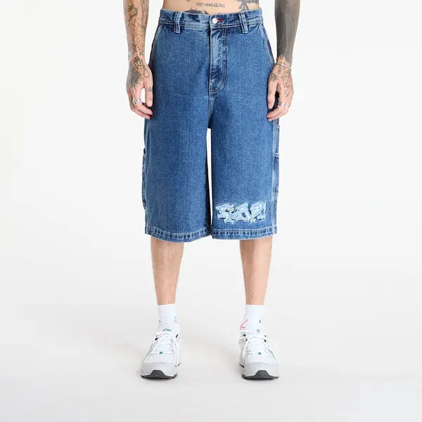 RIPNDIP Kratke hlače RIPNDIP Ace Ultra Wide Leg Shorts Medium Wash S