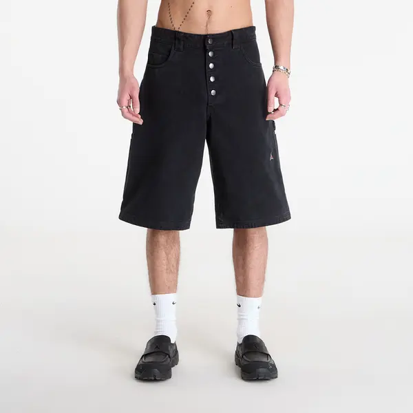 ROA Kratke hlače ROA Ash Canvas Shorts Washed Black L