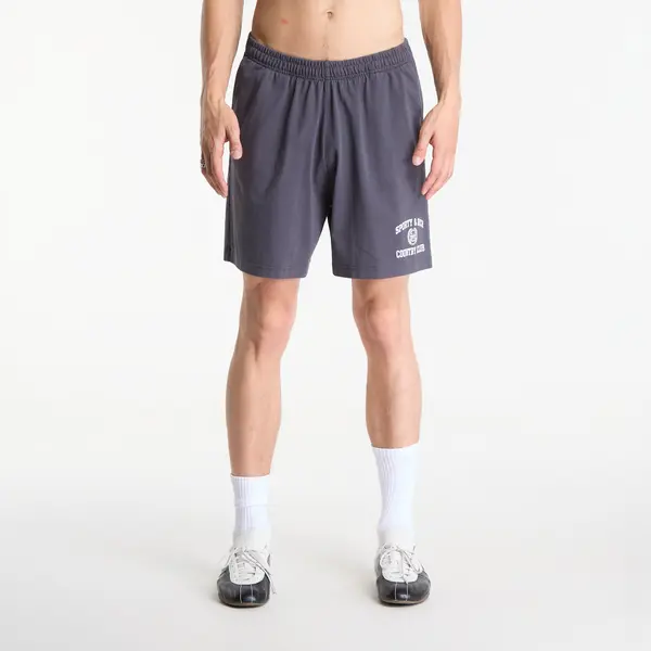 Sporty & Rich Kratke hlače Sporty & Rich Varsity Crest Gym Short UNISEX Carbon M