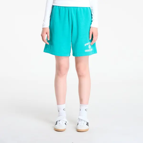 Sporty & Rich Kratke hlače Sporty & Rich Varsity Crest Soft Gym Short UNISEX Spring Green L