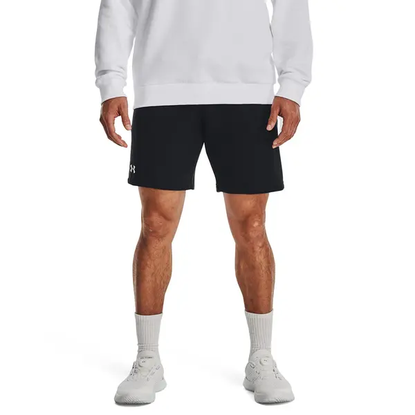 Under Armour Kratke hlače Under Armour Rival Fleece Shorts Black/ White M