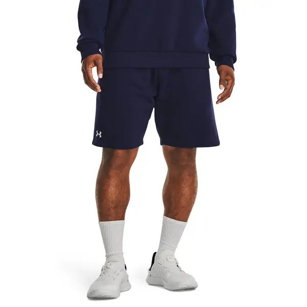 Under Armour Kratke hlače Under Armour Rival Fleece Shorts Midnight Navy/ White XL