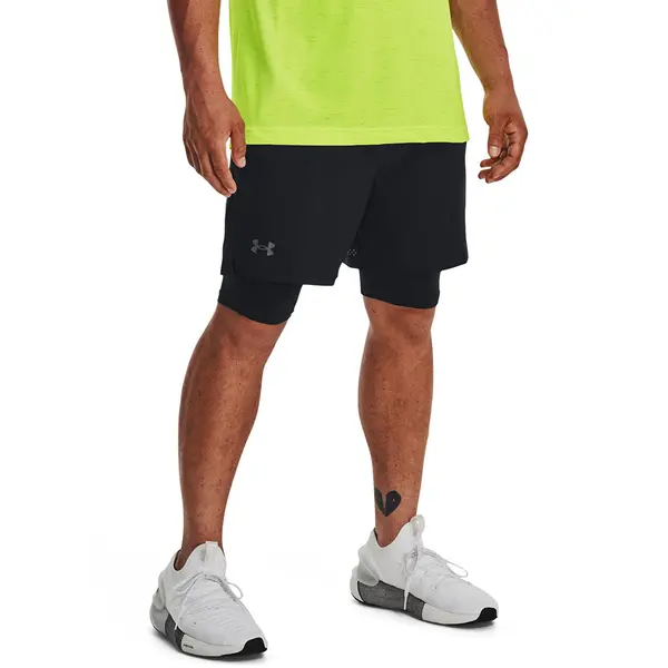 Under Armour Kratke hlače Under Armour Vanish Woven 2in1 Sts Black/ Black/ Pitch Gray L