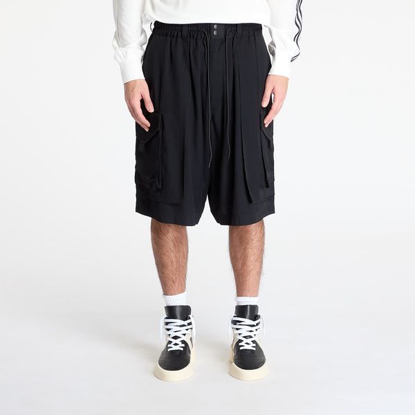 Y-3 Kratke hlače Y-3 Rayon Twill Shorts Black S