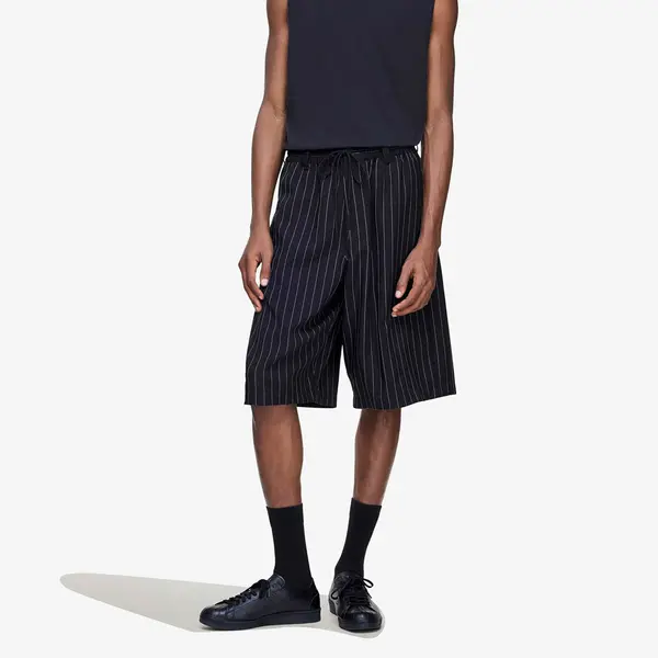 Y-3 Kratke hlače Y-3 Sport Uniform Pinstripe Track Trousers Black M