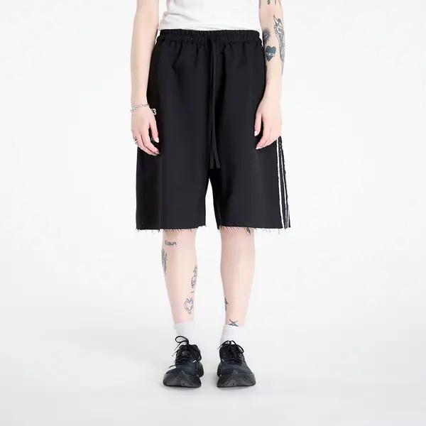 Y-3 Kratke hlače Y-3 Sport Uniform Raw Cut 3 Stripes Shorts Black L