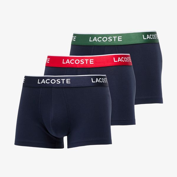 LACOSTE LACOSTE Trunk 3-Pack Navy Blue/ Green/ Red/ Navy M