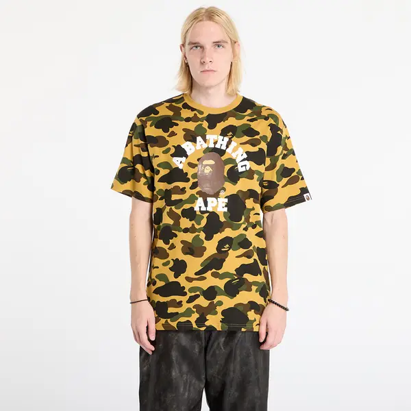 A BATHING APE Majica A BATHING APE 1St Camo College Tee UNISEX Yellow L