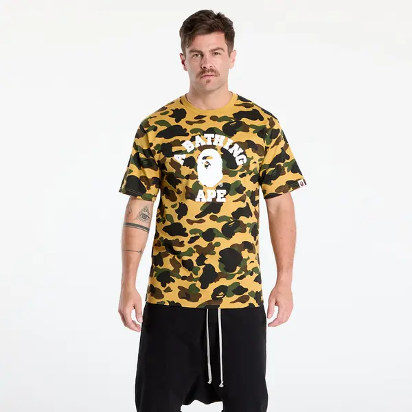 A BATHING APE Majica A BATHING APE 1St Camo College Tee UNISEX Yellow M