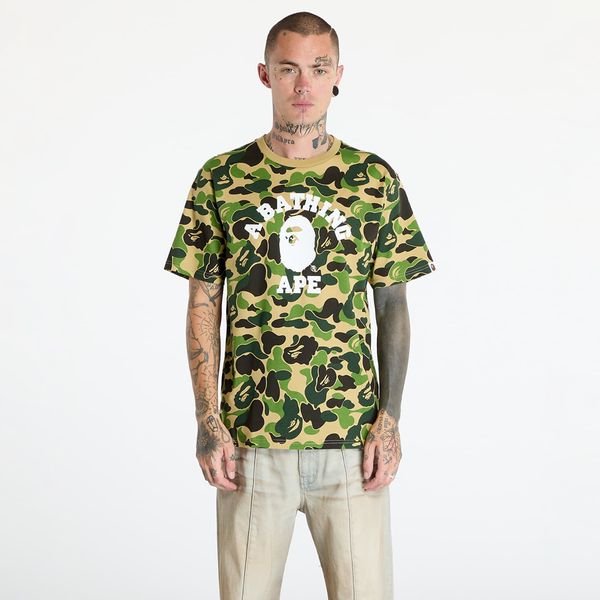 A BATHING APE Majica A BATHING APE Abc Camo College Tee Green M