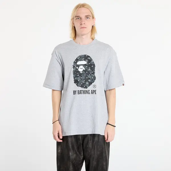 A BATHING APE Majica A BATHING APE Abc Dot Camo By Bathing Ape Relaxed Fit Tee Gray XL