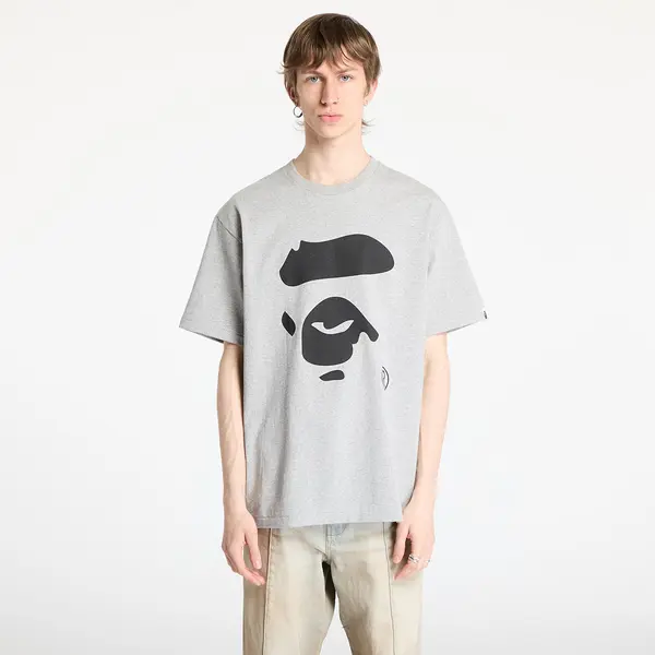 A BATHING APE Majica A BATHING APE Ape Face Tee UNISEX Gray XL