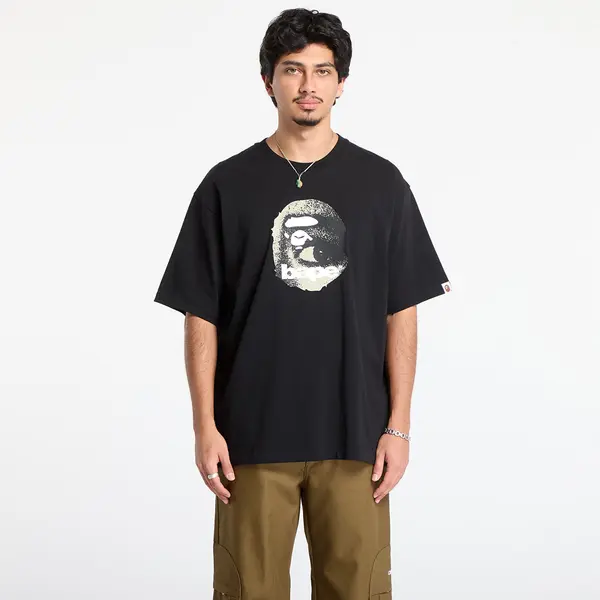 A BATHING APE Majica A BATHING APE Ape Head Relaxed Fit Tee Black S
