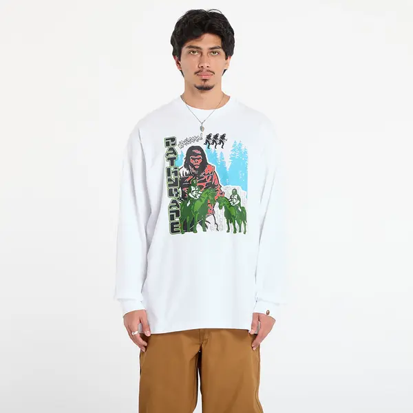 A BATHING APE Majica A BATHING APE Bape Graphic Relaxed Fit Ls Tee White S