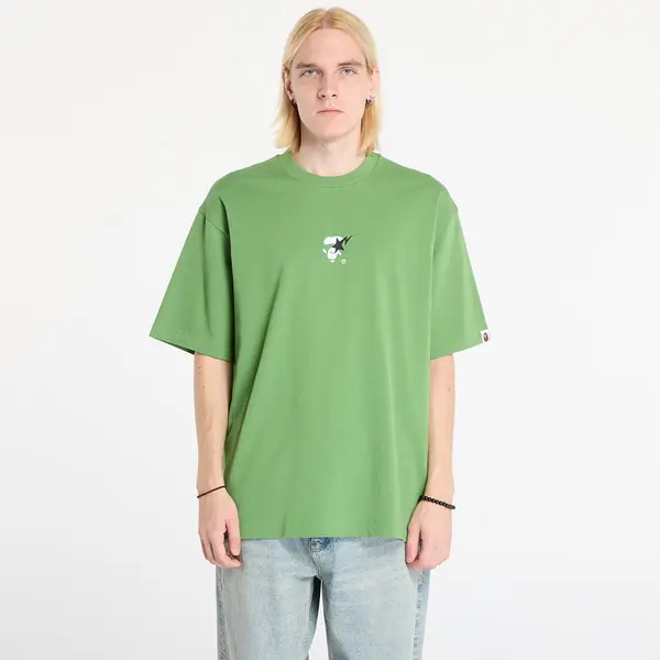 A BATHING APE Majica A BATHING APE Bape Sta Ape Face Relaxed Fit Tee Green M