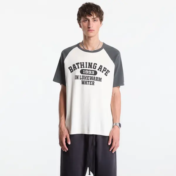 A BATHING APE Majica A Bathing Ape Bathing Ape Raglan Tee UNISEX Charcoal L