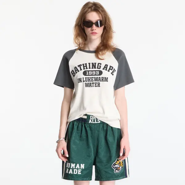 A BATHING APE Majica A Bathing Ape Bathing Ape Raglan Tee UNISEX Charcoal M