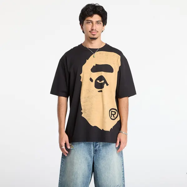 A BATHING APE Majica A BATHING APE Bleached Big Ape Head Relaxed Fit Tee Black S